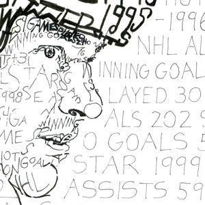 Eric Lindros Print by Philly Word Art