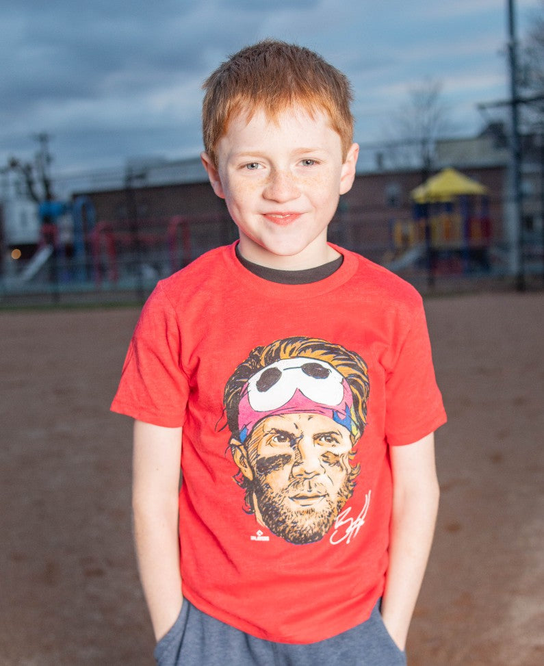 Bryce Harper Headband Red Youth Tee